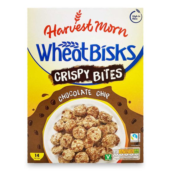 Harvest Morn Wheat Bisks Crispy Bites Chocolate Chip 600g